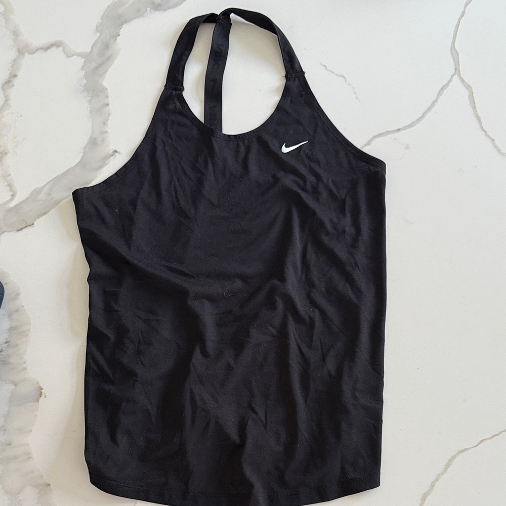Nike Black Athletic Halter Top